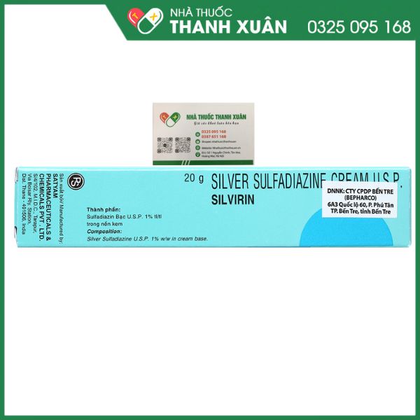 Sulfadiazin bạc - Thuốc phòng ngừa và điều trị nhiễm khuẩn